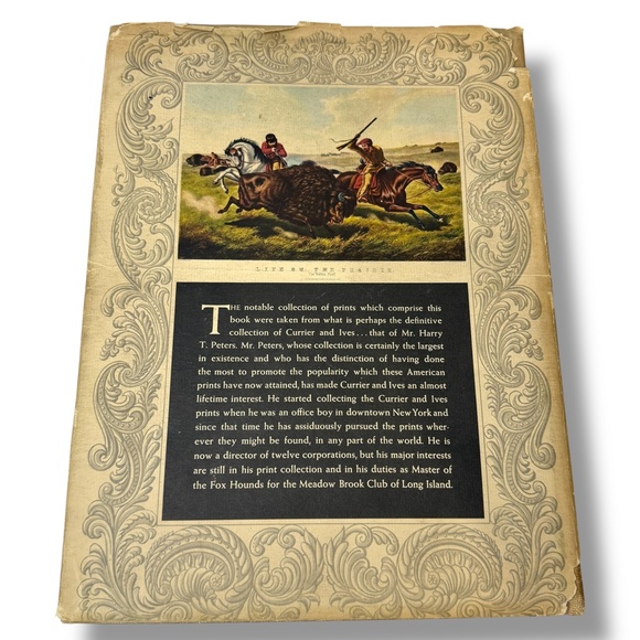 Currier & Ives hardcover book of prints, 1942, by Harry T. Peters, lovely images - Picture 2 of 16